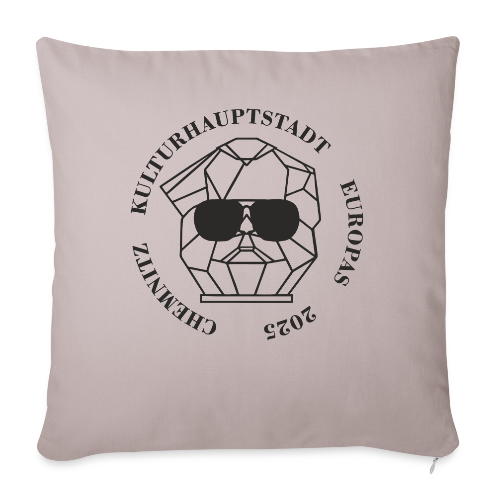 Sofa pillowcase 17,3'' x 17,3'' (45 x 45 cm) - light taupe