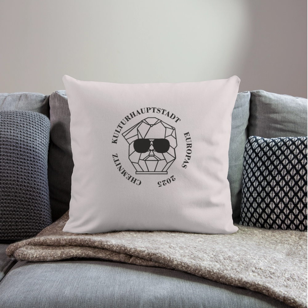 Sofa pillowcase 17,3'' x 17,3'' (45 x 45 cm) - light taupe