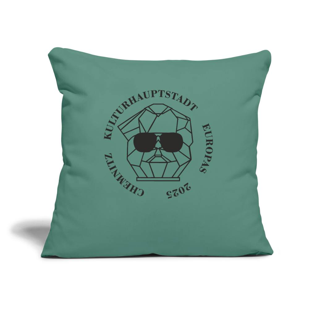 Sofa pillowcase 17,3'' x 17,3'' (45 x 45 cm) - cypress green