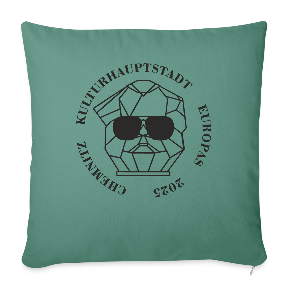 Sofa pillowcase 17,3'' x 17,3'' (45 x 45 cm) - cypress green