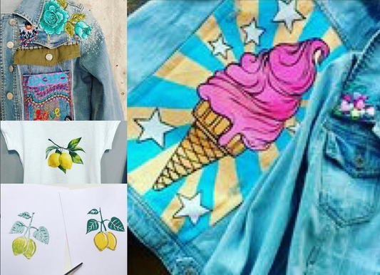 Kreative Denim-Kunst in Chemnitz – Bemalen von Jeansjacken